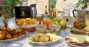 Prodotti tipici pugliesi per la colazione del Bed and Breakfast